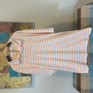 Men's striped polo